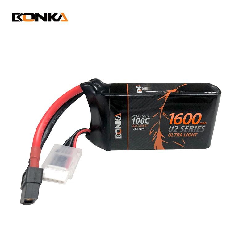 BONKA FPV 1600mAh 100C 4S Ultra Series Racing LiPo